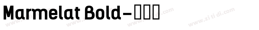 Marmelat Bold字体转换